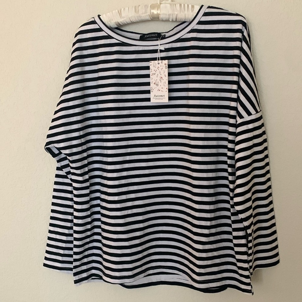 Automet striped top